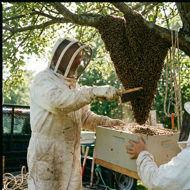 Safe honey bee removal