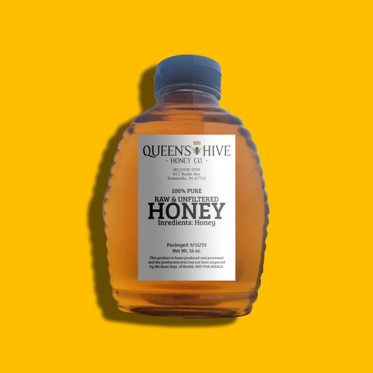Pure Raw Honey 16 oz.