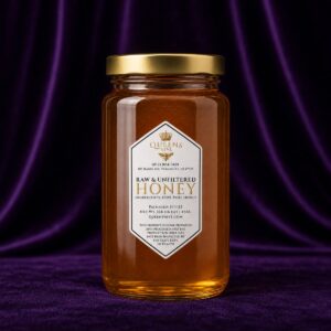 Raw Indiana Wildflower Honey - 16 oz Glass Jar